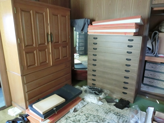 遺品整理を行うべき部屋